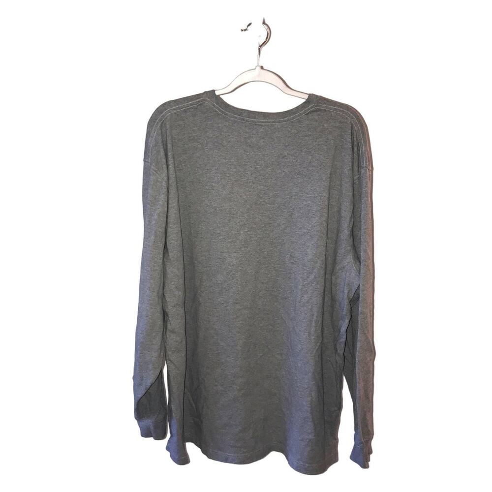 Carhartt Men's Grey Long Sleeve Chest Pocket Tee Shirt - Picture 6 of 9